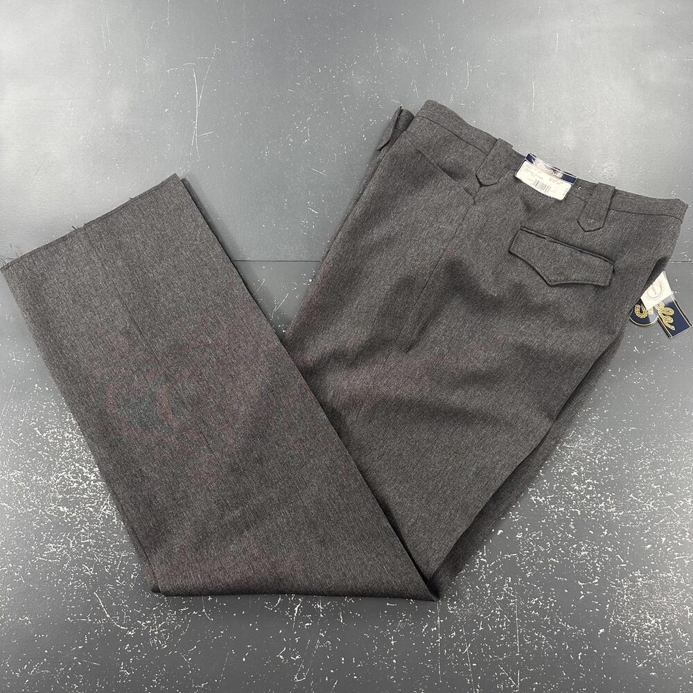 VTG Circle S Pants Mens 44 Actual Heather Gray Color 46 Western Slack USA NWT